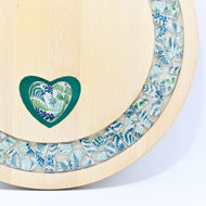 Obrazek Taca ozdobna duża obrotowa  ceramika MIX + Serce