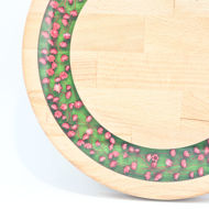 Picture of SMALL DECOR ROUND BOARD with Natural Flowers