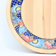 Picture of SMALL DECOR ROUND BOARD Flowers Mix