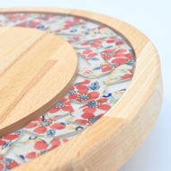 Picture of SMALL DECOR ROUND BOARD Flowers Mix