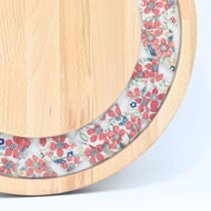 Picture of SMALL DECOR ROUND BOARD Flowers Mix