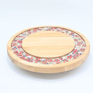 Picture of SMALL DECOR ROUND BOARD Flowers Mix