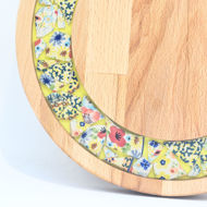 Picture of SMALL DECOR ROUND BOARD Flowers Mix