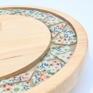 Picture of SMALL DECOR ROUND BOARD Flowers Mix