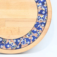 Picture of SMALL DECOR ROUND BOARD Flowers Mix