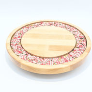 Picture of SMALL DECOR ROUND BOARD Flowers Mix