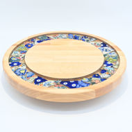 Picture of SMALL DECOR ROUND BOARD Flowers Mix