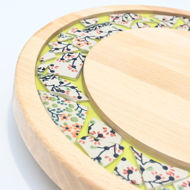 Picture of SMALL DECOR ROUND BOARD Flowers Mix