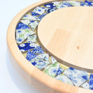 Picture of SMALL DECOR ROUND BOARD Flowers Mix