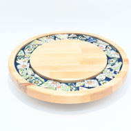 Picture of SMALL DECOR ROUND BOARD Flowers Mix