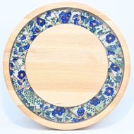 Picture of SMALL DECOR ROUND BOARD Flowers Mix