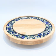 Picture of SMALL DECOR ROUND BOARD Flowers Mix