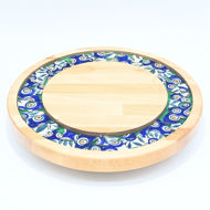 Picture of SMALL DECOR ROUND BOARD Flowers Mix