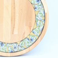 Picture of SMALL DECOR ROUND BOARD Flowers Mix