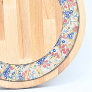 Picture of SMALL DECOR ROUND BOARD Flowers Mix