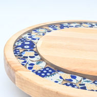 Picture of SMALL DECOR ROUND BOARD Flowers Mix