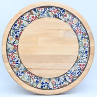 Picture of SMALL DECOR ROUND BOARD Flowers Mix