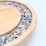 Picture of SMALL DECOR ROUND BOARD Flowers Mix