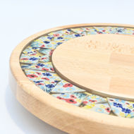 Picture of SMALL DECOR ROUND BOARD Flowers Mix