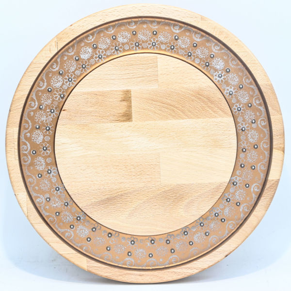 Obrazek Taca ozdobna mała obrotowa - FOLK