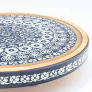 Obrazek Taca ozdobna mała obrotowa - FOLK