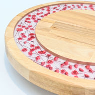 Picture of SMALL DECOR ROUND BOARD Flowers Mix