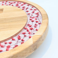 Picture of SMALL DECOR ROUND BOARD Flowers Mix