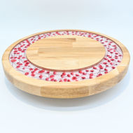 Picture of SMALL DECOR ROUND BOARD Flowers Mix