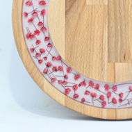 Picture of SMALL DECOR ROUND BOARD Flowers Mix