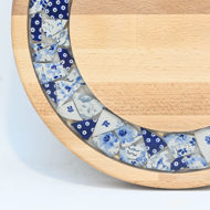 Picture of SMALL DECOR ROUND BOARD Flowers Mix