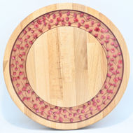 Picture of SMALL DECOR ROUND BOARD Flowers Mix