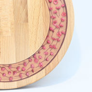 Picture of SMALL DECOR ROUND BOARD Flowers Mix