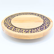 Picture of SMALL DECOR ROUND BOARD Flowers Mix