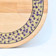 Picture of SMALL DECOR ROUND BOARD Flowers Mix