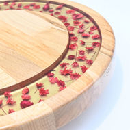 Picture of SMALL DECOR ROUND BOARD Flowers Mix