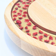 Picture of SMALL DECOR ROUND BOARD Flowers Mix
