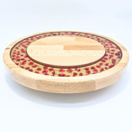 Picture of SMALL DECOR ROUND BOARD Flowers Mix
