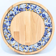 Picture of SMALL DECOR ROUND BOARD Flowers Mix