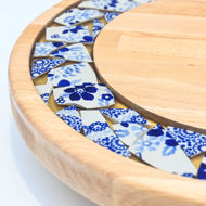 Picture of SMALL DECOR ROUND BOARD Flowers Mix