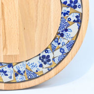 Picture of SMALL DECOR ROUND BOARD Flowers Mix