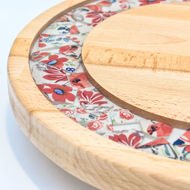 Picture of SMALL DECOR ROUND BOARD Flowers Mix