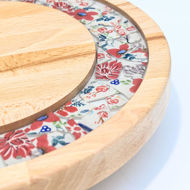 Picture of SMALL DECOR ROUND BOARD Flowers Mix