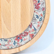 Picture of SMALL DECOR ROUND BOARD Flowers Mix