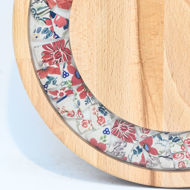 Picture of SMALL DECOR ROUND BOARD Flowers Mix