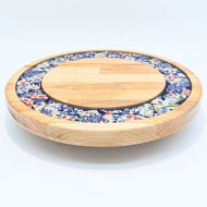 Picture of SMALL DECOR ROUND BOARD Flowers Mix