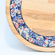 Picture of SMALL DECOR ROUND BOARD Flowers Mix