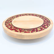 Picture of SMALL DECOR ROUND BOARD Flowers Mix
