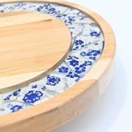Picture of SMALL DECOR ROUND BOARD Flowers Mix