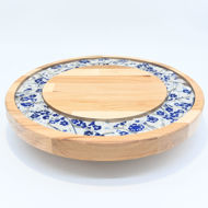 Picture of SMALL DECOR ROUND BOARD Flowers Mix