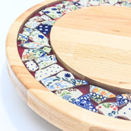 Picture of SMALL DECOR ROUND BOARD Flowers Mix